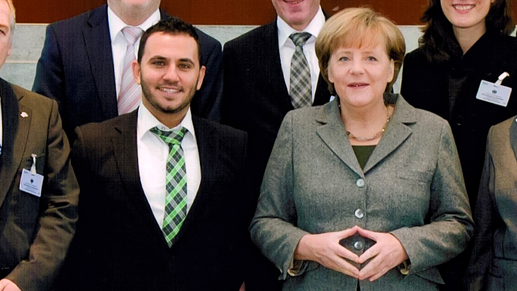 Ibrahim Ismail trifft Bundeskanzlerin Merkel